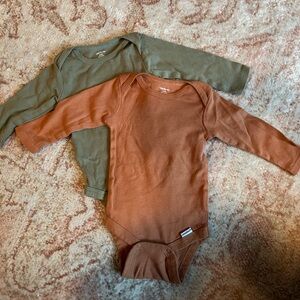 2 Long Sleeve Gerber Onesies